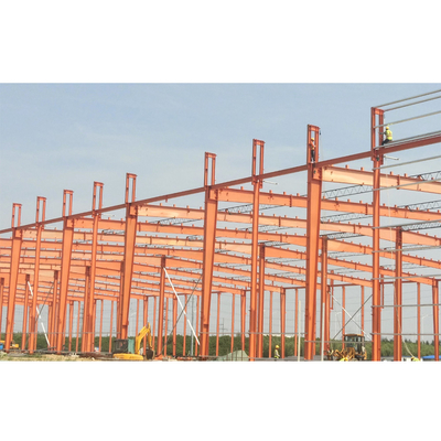 Anti Vibration Painting Prefabricated Steel Structure Warehouse For Storage